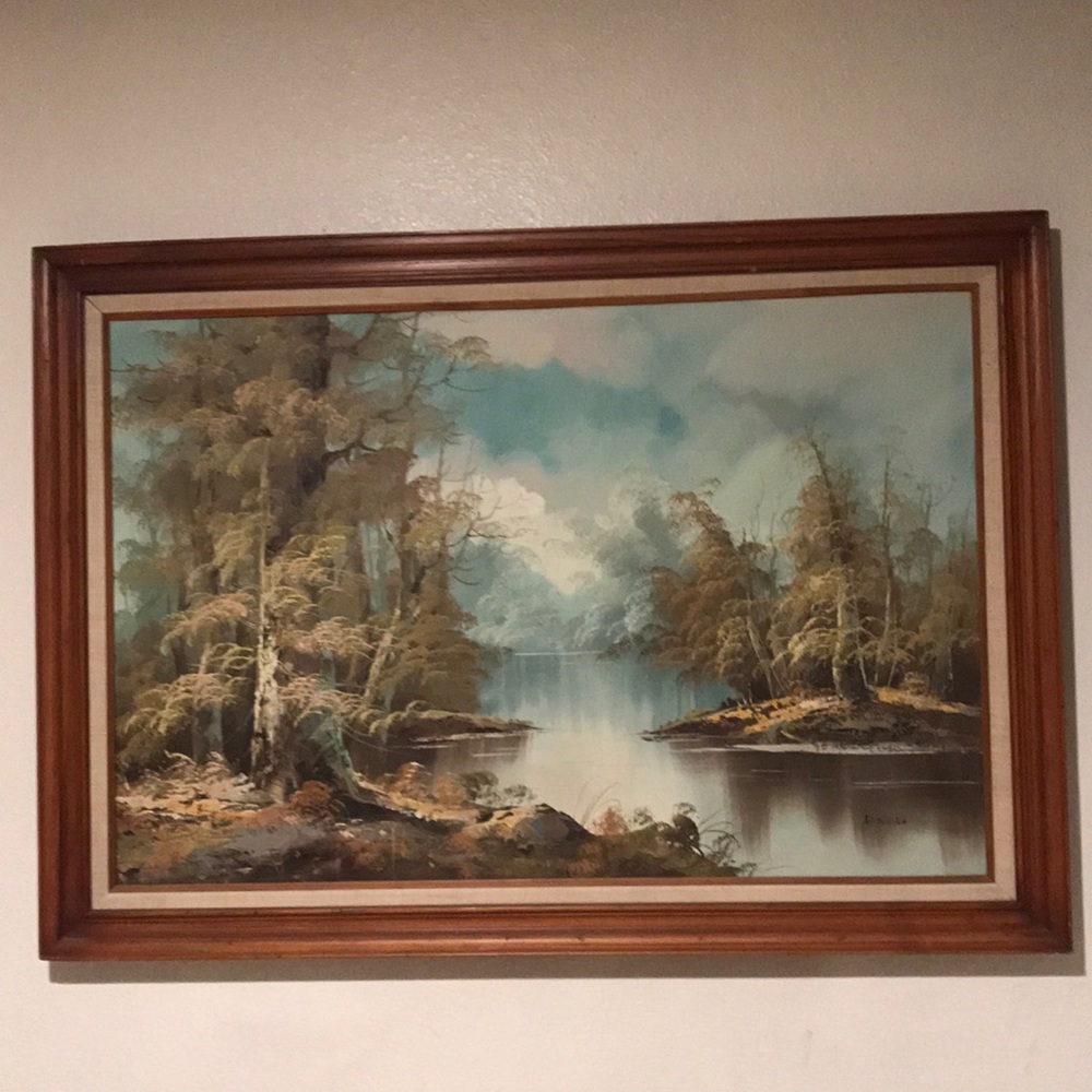 Original D Smith Oil Painting Landscape Stunning
